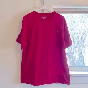 Red Champion t-shirt